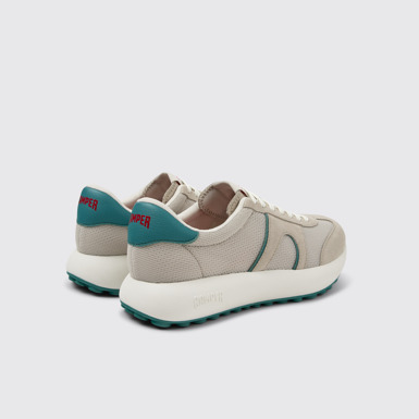 Back view of Pelotas Athens Multicolor Recycled PET and Nubuck Sneakers for Men.