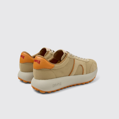 Back view of Pelotas Athens Multicolor Recycled PET and Nubuck Sneaker for Men.