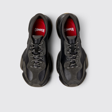 Overhead view of Karst 2 Multicolor Leather and Nubuck Sneakers for Men.