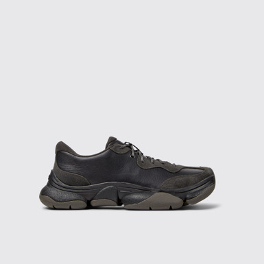 Side view of Karst 2 Multicolor Leather and Nubuck Sneakers for Men.