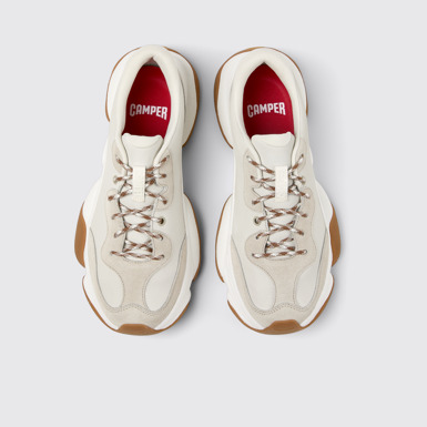 Overhead view of Karst 2 Multicolor Leather and Nubuck Sneakers for Men.