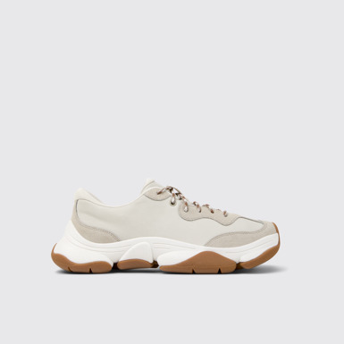 Side view of Karst 2 Multicolor Leather and Nubuck Sneakers for Men.