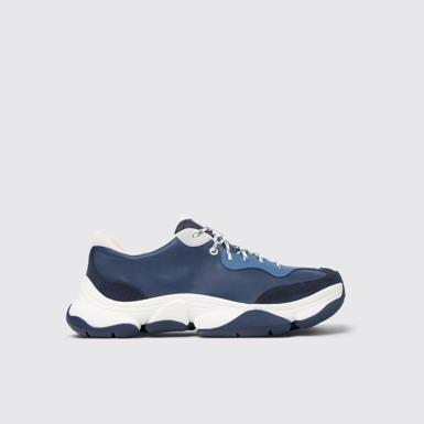 Twins Sneakers multicolores de piel y nobuk para hombre.