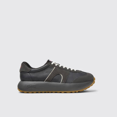 Side view of Pelotas Athens Multicolor Leather and Nubuck Sneakers for Men.