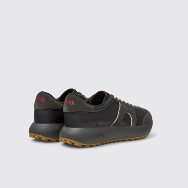 Back view of Pelotas Athens Multicolor Leather and Nubuck Sneakers for Men.