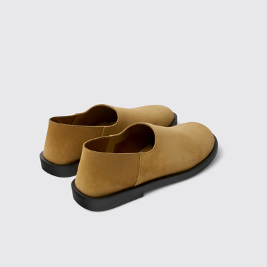 Back view of Don Brown Suede Leather Shoes for Men.