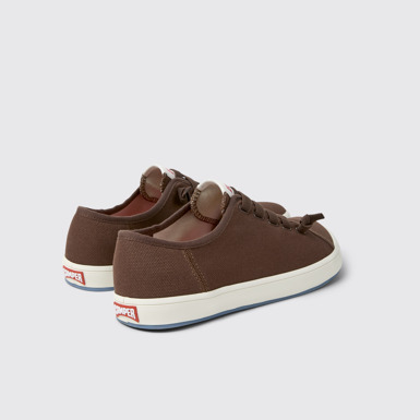 Peu Rambla II Sabatilles esportives de teixit marrons Per a home.