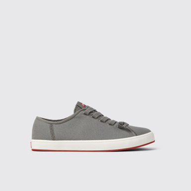 Peu Rambla II Sneakers tejido grises para hombre.