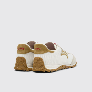 Back view of Drift Walk Multicolor Textile and Nubuck Leather Sneakers for Men.