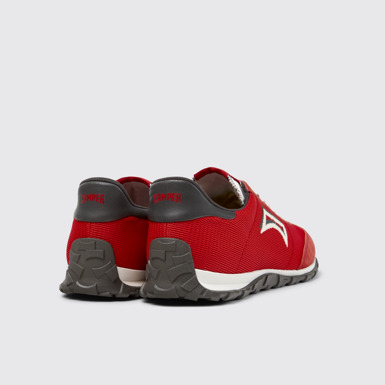 Back view of Drift Walk Multicolor Textile and Nubuck Sneakers for Men.