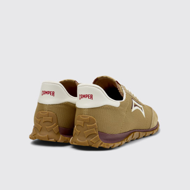 Back view of Drift Walk Multicolor Textile and Nubuck Leather Sneakers for Men.