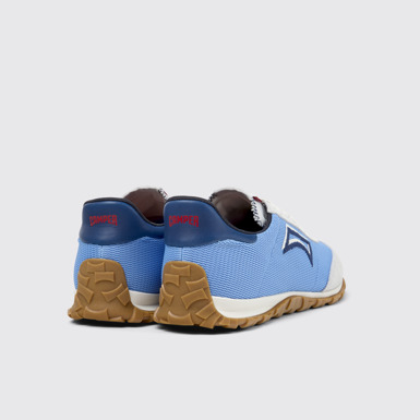 Back view of Drift Walk Multicolor Textile and Nubuck Leather Sneakers for Men.