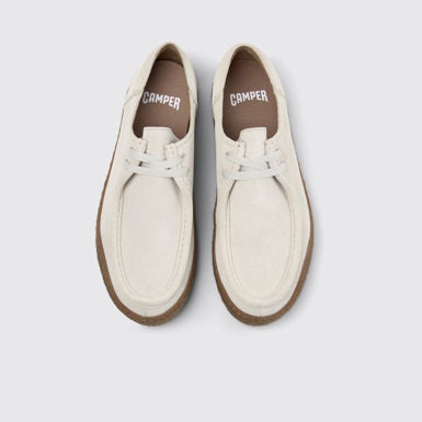 Peu Terreno Zapatos de ante beige para hombre.