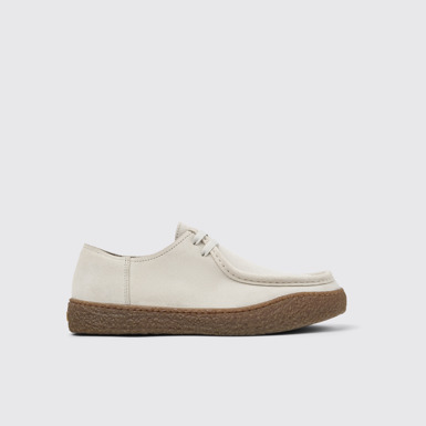 Peu Terreno Zapatos de ante beige para hombre.