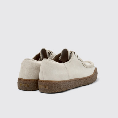 Peu Terreno Zapatos de ante beige para hombre.