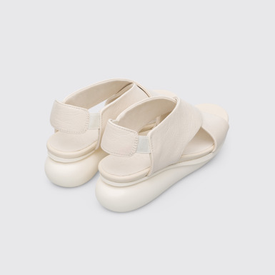 Back view of Balloon Cream women’ sandal