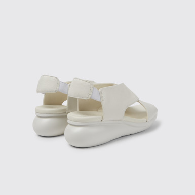 Balloon Sandalias de piel blanco para mujer