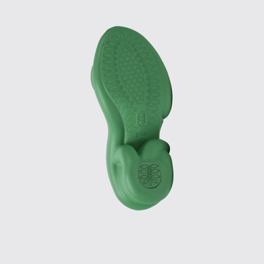 The sole of Kobarah Green unisex sandals