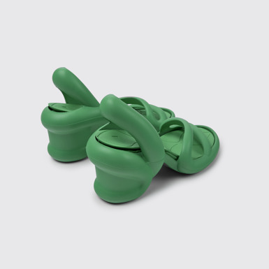 Back view of Kobarah Green unisex sandals