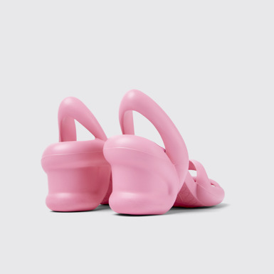 Back view of Kobarah Pink unisex sandal