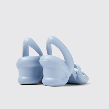 Back view of Kobarah Light blue unisex sandal