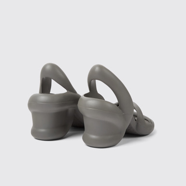 Back view of Kobarah Grey unisex sandals