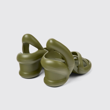 Back view of Kobarah Green unisex Sandal