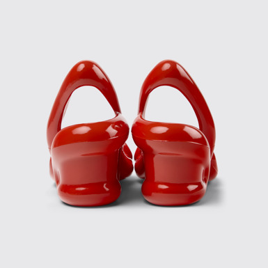 Back view of Kobarah Red unisex Sandal