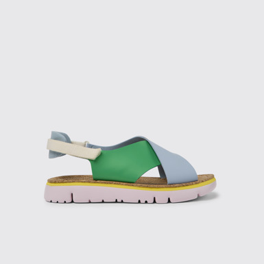 Twins Sandalias en color verde y  azul para mujer