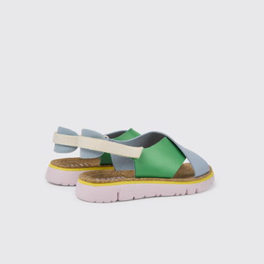 Twins Sandalias en color verde y  azul para mujer