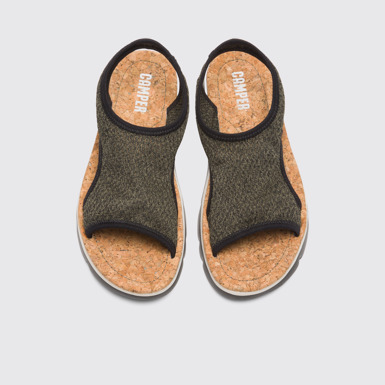 Overhead view of Oruga Multicolor Sandals for Women