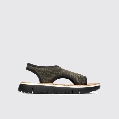 Side view of Oruga Multicolor Sandals for Women