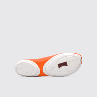 The sole of Right Orange Ballerinas for Women