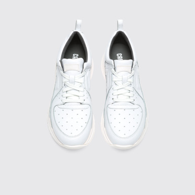 Overhead view of Drift White Sneakers for Women