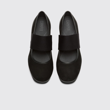 Overhead view of Alright Black Heels for Women