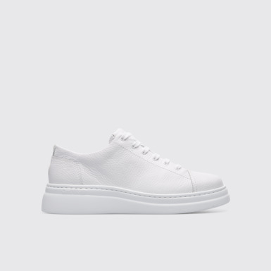 Side view of Runner Up White Casual Shoes for Women
