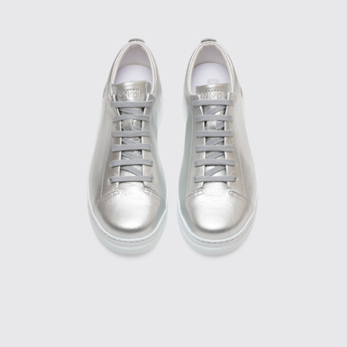 Overhead view of Runner Up Grey Sneakers for Women