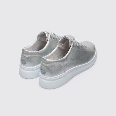 Back view of Runner Up Grey Sneakers for Women