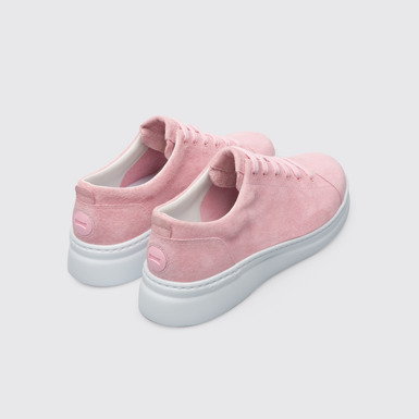 Back view of Runner Up Pink Sneakers for Women