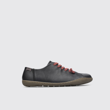 Side view of Peu Black casual shoe for women