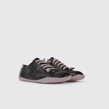 Front view of Peu Black shoes for women
