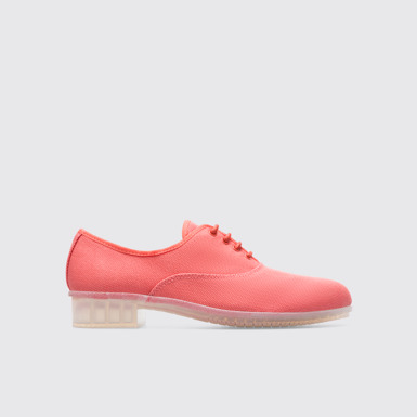 Side view of Casi Jazz Pink Formal Shoes for Women