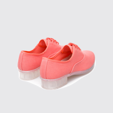 Back view of Casi Jazz Pink Formal Shoes for Women