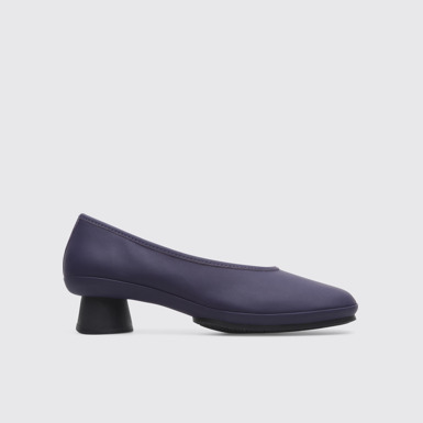 Side view of Alright Purple Heels for Women
