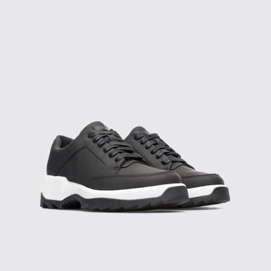 Front view of Helix Black Sneakers for Women