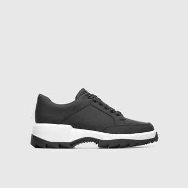 Side view of Helix Black Sneakers for Women