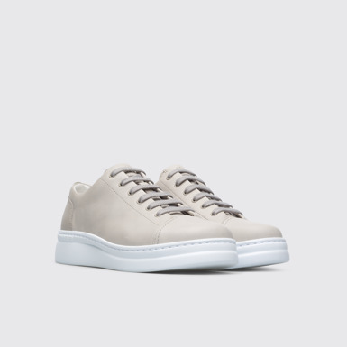 Front view of Runner Up Grey sneaker for women