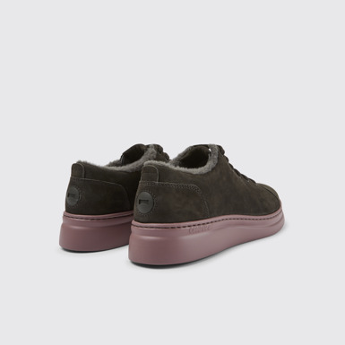 Runner Up Sneakers de nobuk gris oscuro