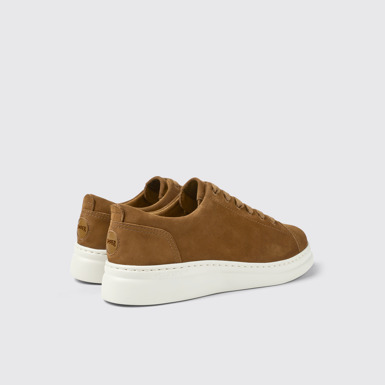 Runner Up Baskets en nubuck marron pour femme