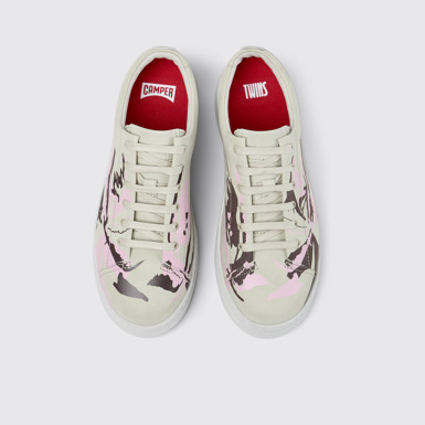 Twins Sneakers de piel reciclada multicolor para mujer.